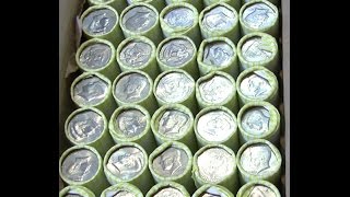 Coin Roll Hunting $1,000 In Half Dollars Part 1