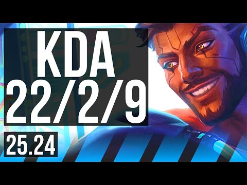 AKSHAN vs AHRI (MID) | Good KDA: 22/2/9, 45K damage | EUW Master | 25.24