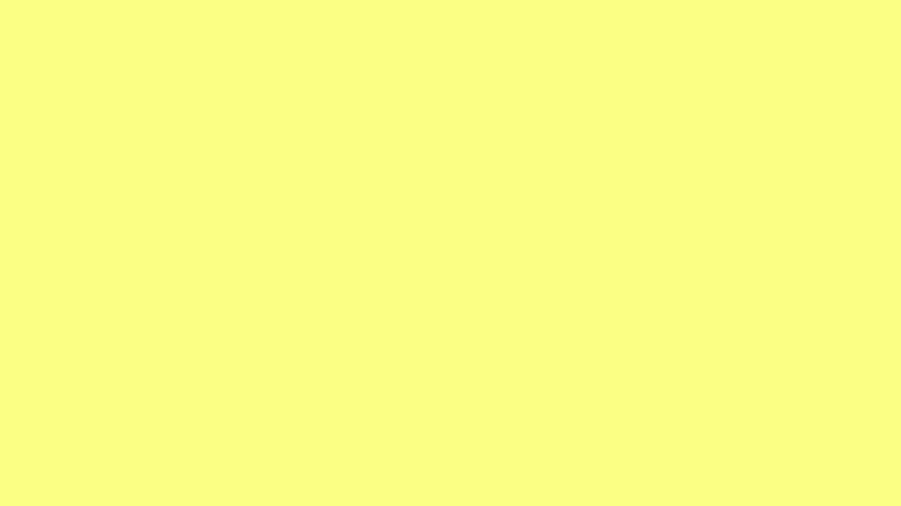 Bright Yellow Solid Color Background 4 Hours – Plain Yellow Screen, No Sound (1080p HD)
