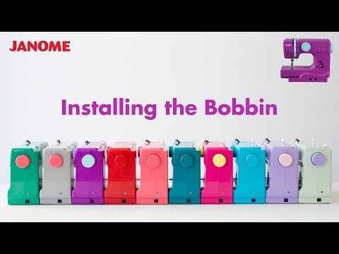 Install the Bobbin on the Janome Derby Line