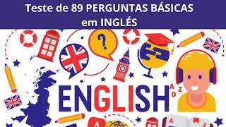 Teste de 89 PERGUNTAS BÁSICAS em INGLÉS | Quiz Inteligentes!
