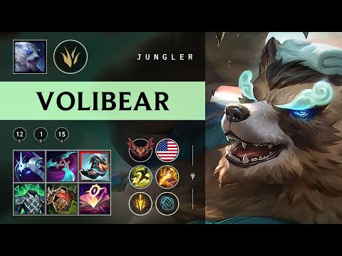 Volibear Jungle vs Lee Sin - NA Grandmaster Patch 25.24