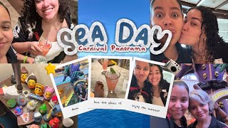 Carnival Panorama Day at Sea| Duck Exchange| Alchemy Bar| Eating in then Dinning Room| 