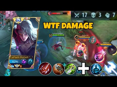 MOONTON PLEASE NERF ARLOTT | NEW HERO ARLOTT BEST BUILD 100% BROKEN DAMAGE | MLBB