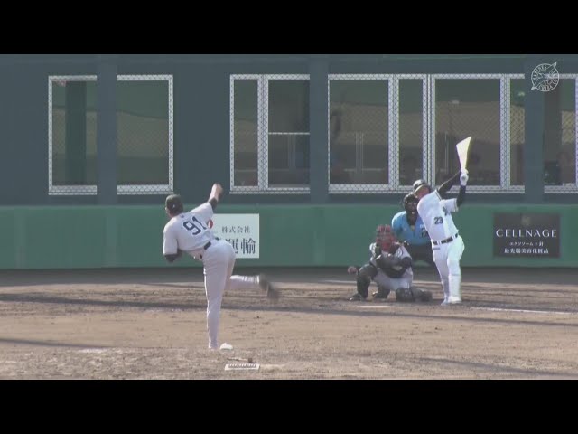 【ファーム】マリーンズ・石川慎吾 意地のタイムリー2ベースヒットで1点を返す!! 2025年8月30日 千葉ロッテマリーンズ 対 読売ジャイアンツ