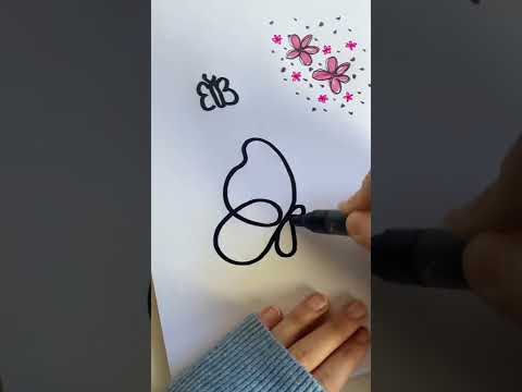 So einfach einen Schmetterling 🦋 zeichnen / Lineart 🌼 Tattooidee