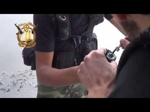 استهداف كتيبة شهداء عربين بقنابل محلية الصنع مواقع قوات النظام في حي عش الورور في مدينة دمشق