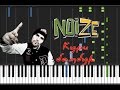 Noize MC - Кури бамбук Synthesia Tutorial 