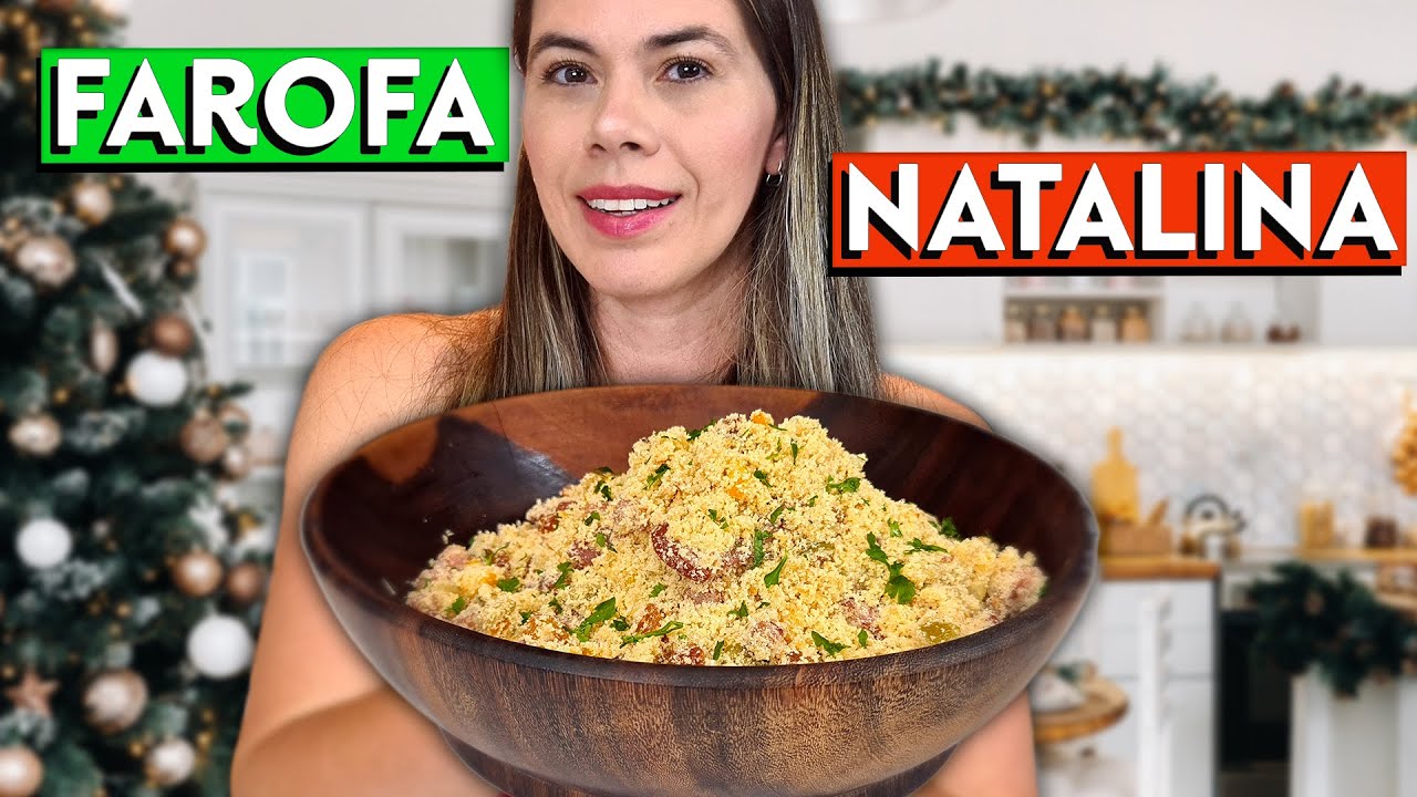 A MELHOR FAROFA NATALINA!  SUPER FÁCIL !