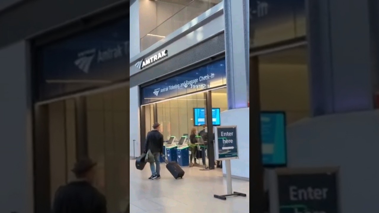 Amtrak Check in Procedure #travel #explore #Amtrak #shorts