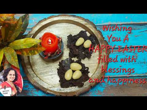 Easter Eggs with Chocolate Nest Recipe @roopscuisine