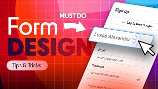The Hidden Tricks You Should Know to Create Flawless Form UI Design