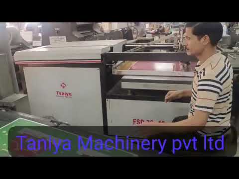 Clam Shell Flat Screen Printing Machine