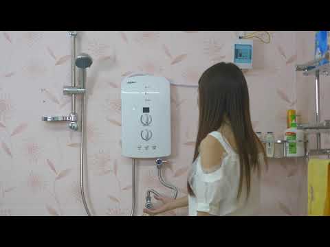New design built-in booster pump electric instant water heater