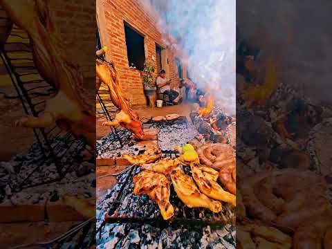 Asado 🐷🍖🥩🇦🇷 #asado #reels #argentina #viral #familia #monterrico #jujuy #messi #buenosaires