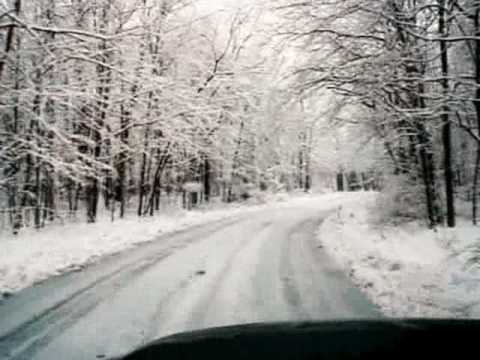 Winter Drive Through Blacklick Woods 100206
