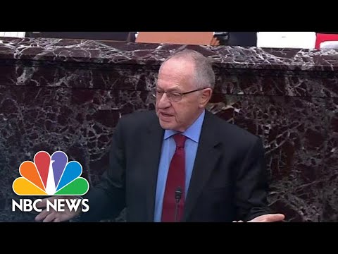 Alan Dershowitz Argues That A Quid Pro Quo 'In The Public Interest' Is Not Impeachable | NBC News