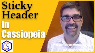 How to have a Sticky Header in Joomla 4's Cassiopeia Template - 🛠 MM #239