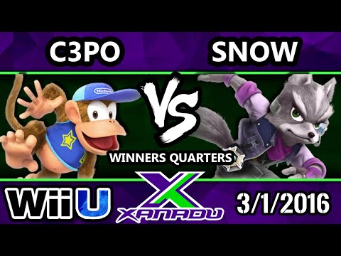 S@X 139 - InC | Snow (Fox) Vs. TA C3PO (Diddy) SSB4 Winners Quarters - Smash Wii U - Smash 4