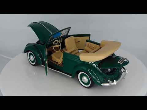 MAISTO 1951 VOLKSWAGEN CABRIOLET CONVERTIBLE 1:18 RARE GREEN | eBay