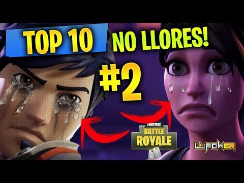 LOS MOMENTOS MAS TRISTES EN FORTNITE #2 ¡TRATA DE NO LLORAR!