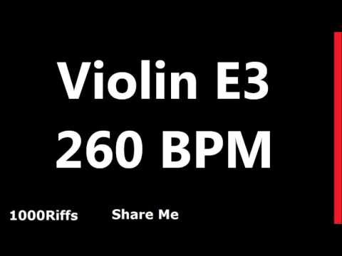 Violin Metronome E3 : 260 BPM