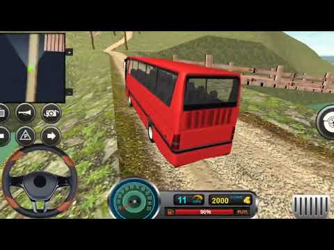 Uphill Offroad Bus Driving Simulator #andorid Uphill offroad mountain bus
