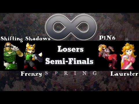Infinite 2 Doubles Frenzy (Fox) & Shifting Shadows (Falcon) Vs P1N6 (Sheik) & Laurster (Peach) LSF