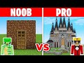 NOOB vs HACKER: I CHEATED in a Build Challenge (Minecraft)