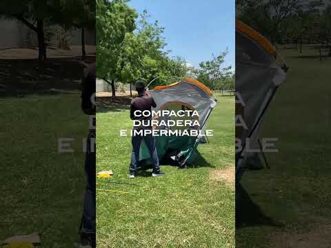 ¡Esta casa de acampar es ideal para toda la familia! #acampar #campamento #camping