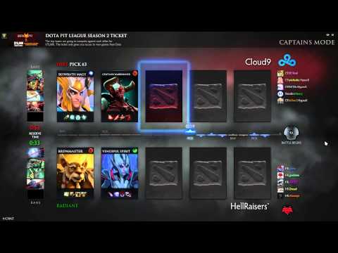 Pit League: S2 - Cloud 9 vs Hell Raisers - Game 2 DRAFT ONLY