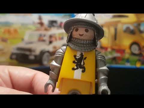 Unboxing Playmobil Llavero Caballero del León. Lion Knight keychain. Portr-clés chevelier lion.