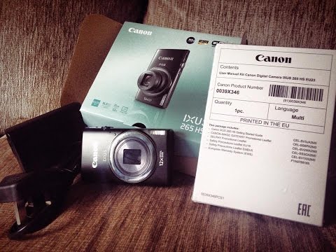 Canon IXUS 265 HS Unboxing & Testing The Photo & Video Function - My New Vlog Camera.