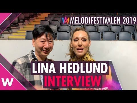 Lina Hedlund "Victorious" Interview | Melodifestivalen 2019 final