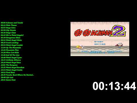 ゴーゴーアックマン 2 (任天堂 スーパーファミコン) 音楽 / Go Go Ackman 2 (Super Famicom) Music / Soundtrack