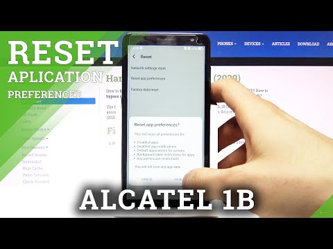 How to Reset App Preferences in ALCATEL 1B – Restore App Preferences
