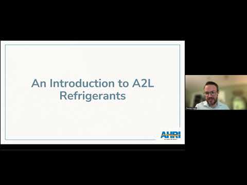 An Introduction to A2L Refrigerants | By Thomas Deary of AHRI