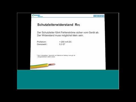 DGUV Vorschrift 3 – Prüfung nach DIN VDE 0701 – 0702 Webinar Benning