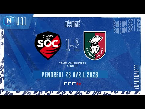 J31 | SO Cholet - CS Sedan-Ardennes (1-2), le résumé | National FFF (2022-2023)