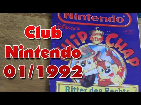 Chip & Chap und Super R.C. Pro AM! Retro Panda blättert in: Club Nintendo 01/1992!