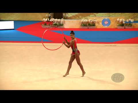 COUROUBLE Aya (BEL) - 2018 Rhythmic Worlds, Sofia (BUL) - Qualifications Hoop