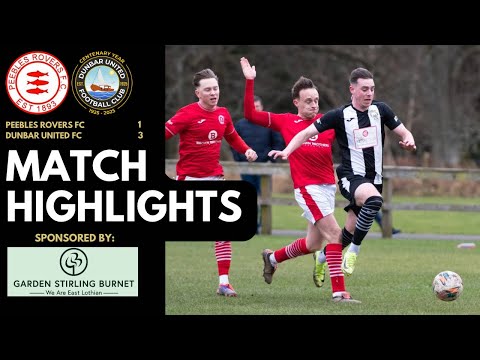 HIGHLIGHTS | vs Peebles Rovers FC - East of Scotland Cup League Cup: Round 1 - 01.03.25
