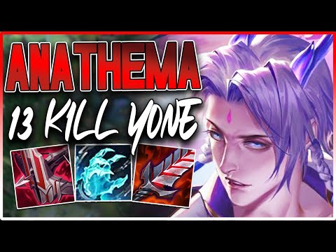 ANATHEMA'S CHAINS ON YONE CREATE A MONSTER - League of Legends
