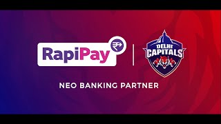 RapiPay | Neo Banking Partner | Delhi Capitals | Official Sponsor | Cricket