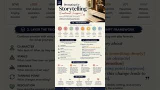 prompting for storytelling #promptengineering #prompt