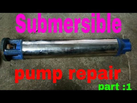 How to repair submersible borewell pump
