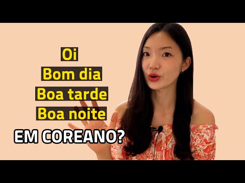 Aprenda a falar "Oi", "Bom dia", "Boa tarde" e "Boa noite" em Coreano | YEJI-SEN (예지쌤)