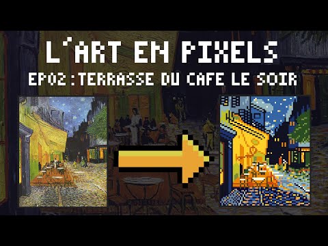 L Art en pixels EP01 La Jeune Fille à la perle Time lapse Pixel art