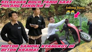 Download lagu NGAK MASUK AKAL ,KELAKUAN BOCIL FARID SAAT PULANG SEKOLAH!!! Motor sampai nyangkut di beton kramat mp3