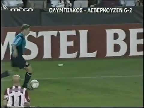 OLYMPIAKOS BAYERN LEVERKUSEN 6 2 CHAMPIONS LEAGUE 2002 03